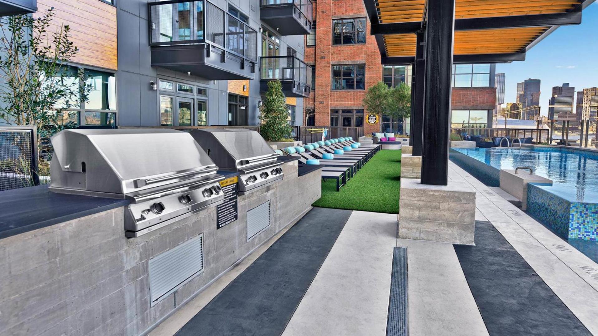 Ferienwohnung Indie Deep Ellum - Rooftop Vibes & Poolside Bliss In Dallas Exterior foto